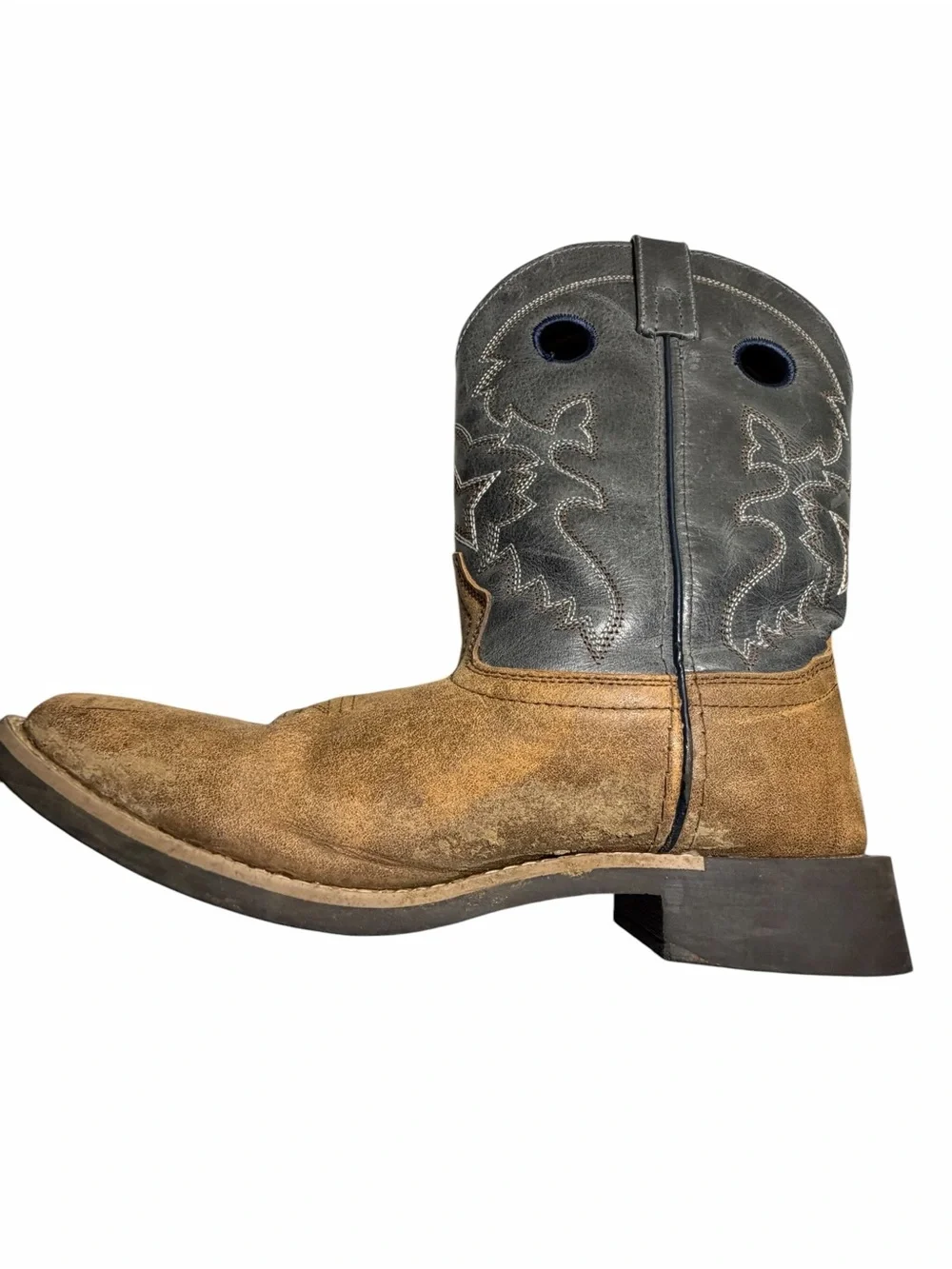 Smoky Mountain Mens Santa Fe PerformaWestern Pull-On Boots  6,5